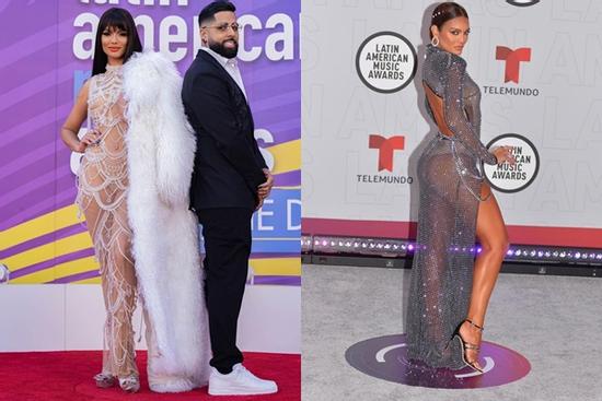 Hoa hậu Hoàn vũ gây sốc với váy lộ nội y trên thảm đỏ