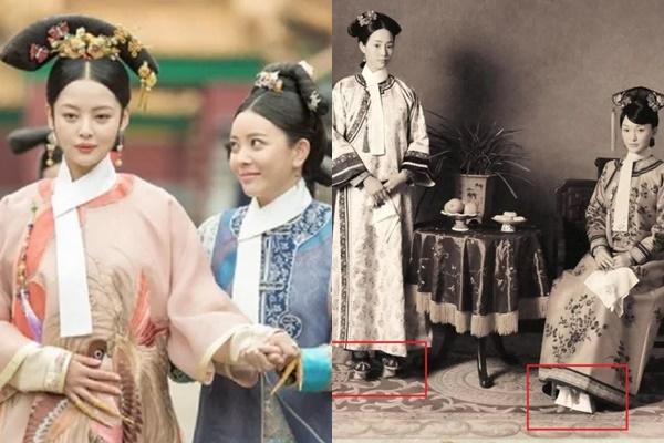 Tại sao trên cổ các phi tần nhà Thanh luôn đeo 1 dải lụa trắng?-3