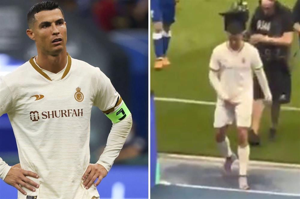 Phản ứng của C.Ronaldo sau hành vi phản cảm-2