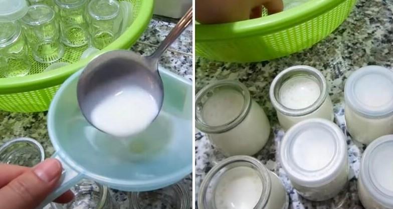 Cách làm sữa chua không đường thơm ngon, sánh mịn-3