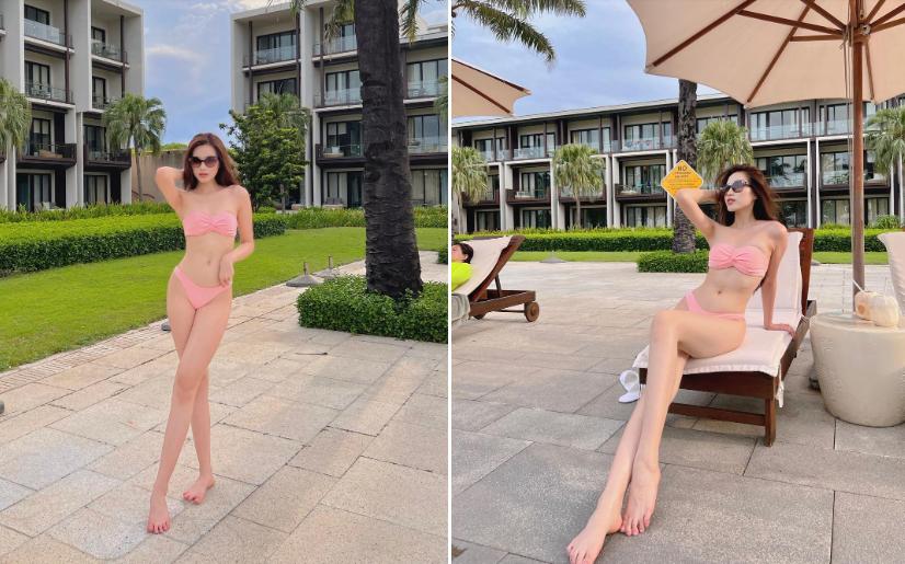 Phong cách khoe chân dài 1,11 m của Đỗ Thị Hà-6