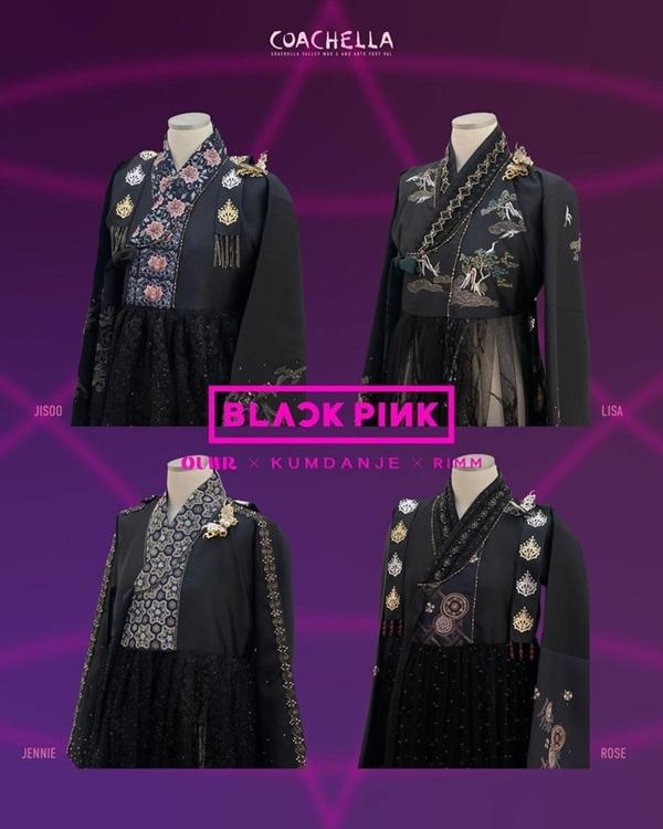 Cuối cùng BLINKs cũng thấy rõ BLACKPINK diện hanbok trên sân khấu Coachella 2023-5