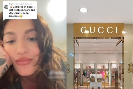 Cửa hàng Gucci đuổi việc nữ nhân viên vì quay TikTok trong ngày đầu đi làm