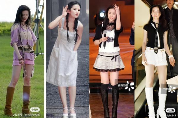 Lưu Diệc Phi diện váy lấp ló vòng 1, ảnh cam thường có dìm hàng?-12