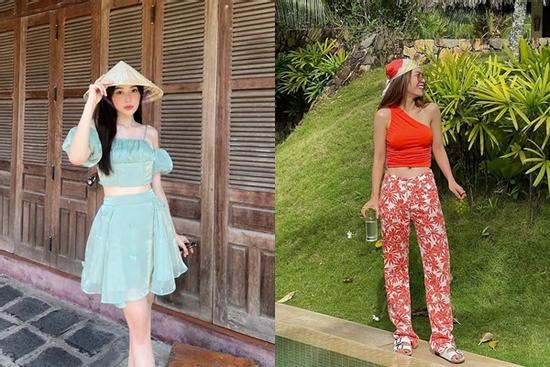 Học Hà Tăng, Ngô Thanh Vân lên đồ đi du lịch trẻ trung, nổi bật