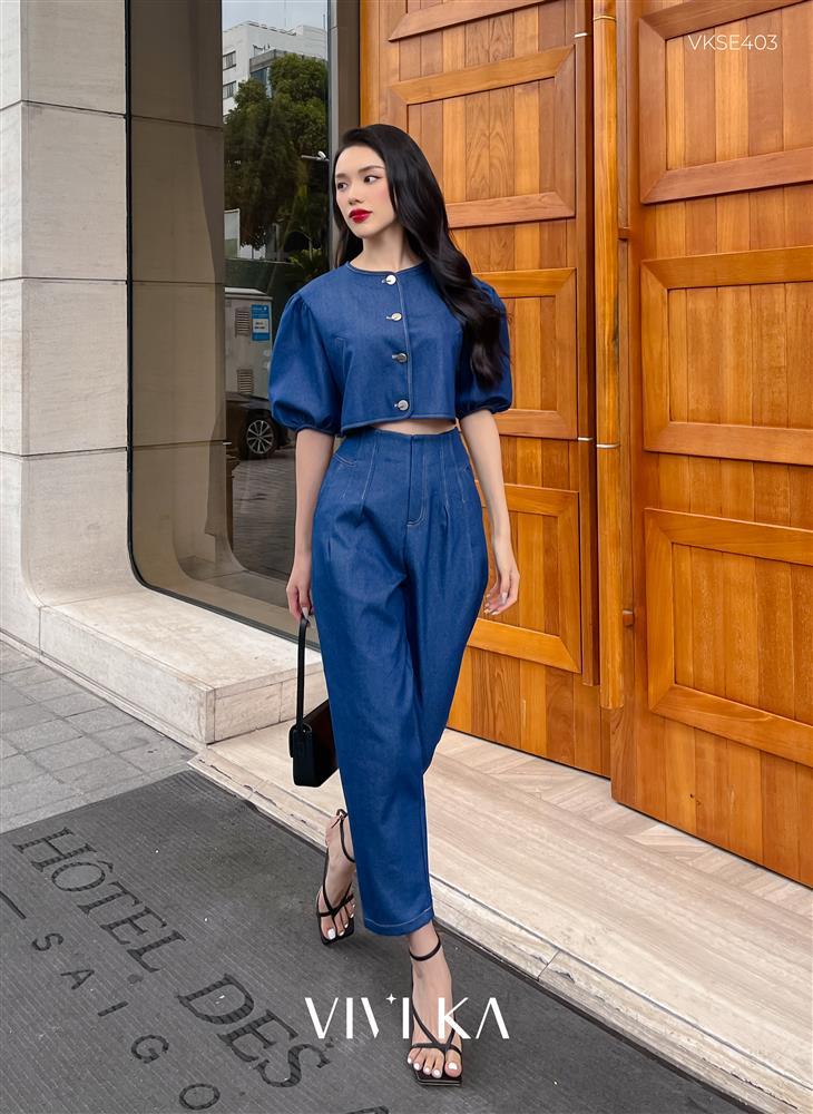 Lên đồ vừa lạ vừa chất với bộ sưu tập denim của Vivika-7