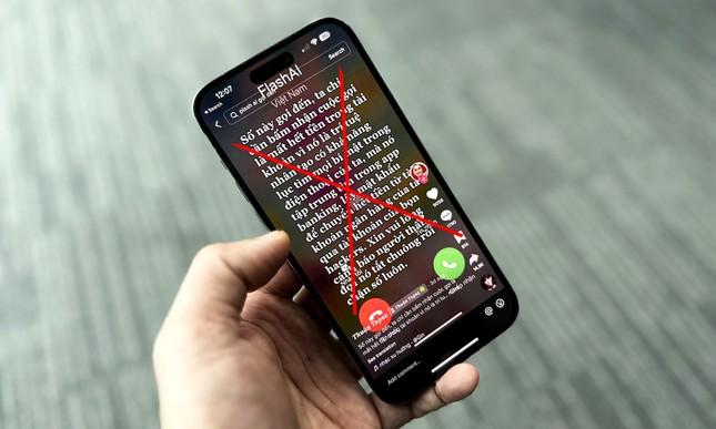 Vụ nghe điện thoại 5 giây mất 30 triệu đang lan truyền là tin giả-1
