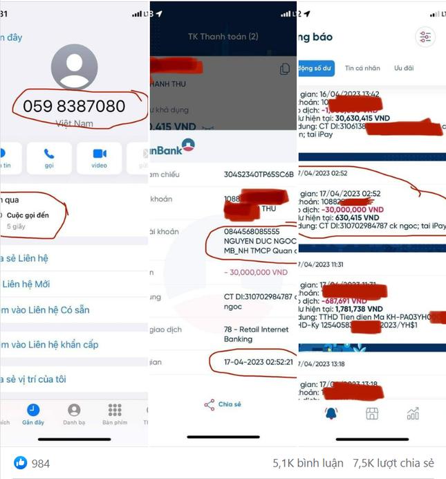 Vụ nghe điện thoại 5 giây mất 30 triệu đang lan truyền là tin giả-3
