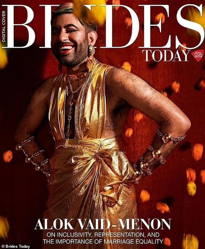 Giật mình với diện mạo nhân vật lên hình trang bìa tạp chí cô dâu-1