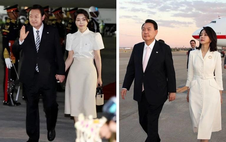 Vợ chồng Tổng thống Hàn Quốc mặn nồng dù đến với nhau tuổi xế chiều-2