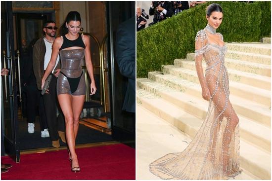 Váy nude của Kendall Jenner là hình ảnh gây sốc nhất Met Gala