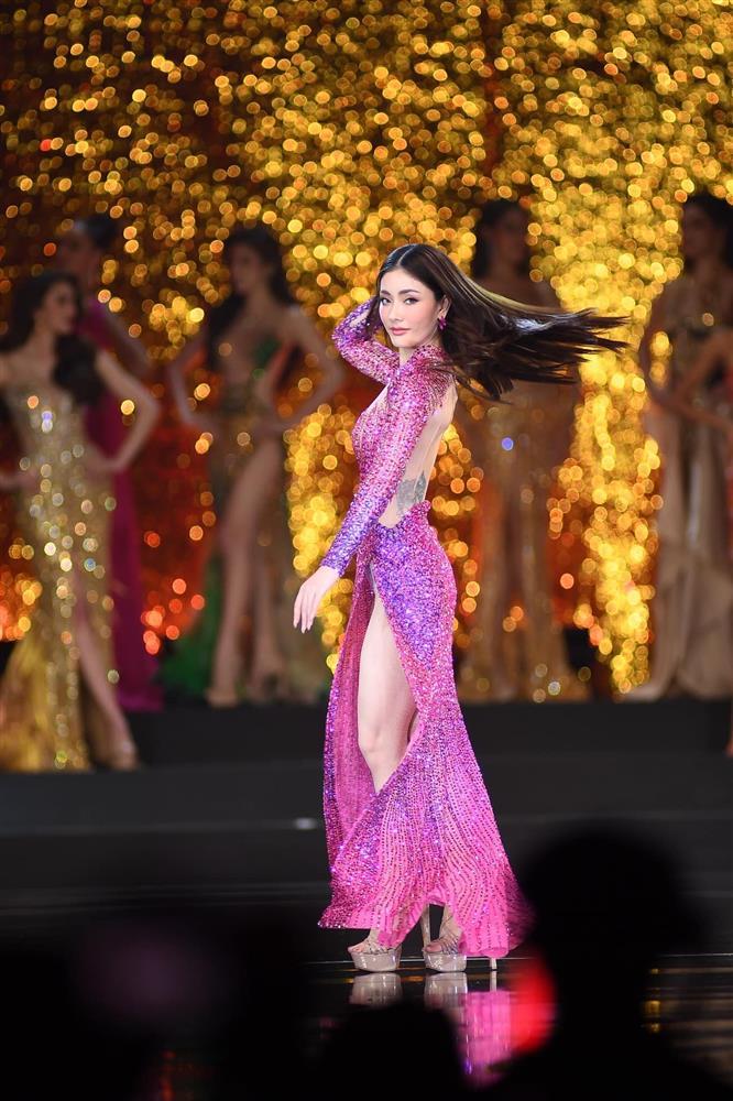 Màn trình diễn váy dạ hội của Hoa, Á hậu Hòa bình Thái Lan-13