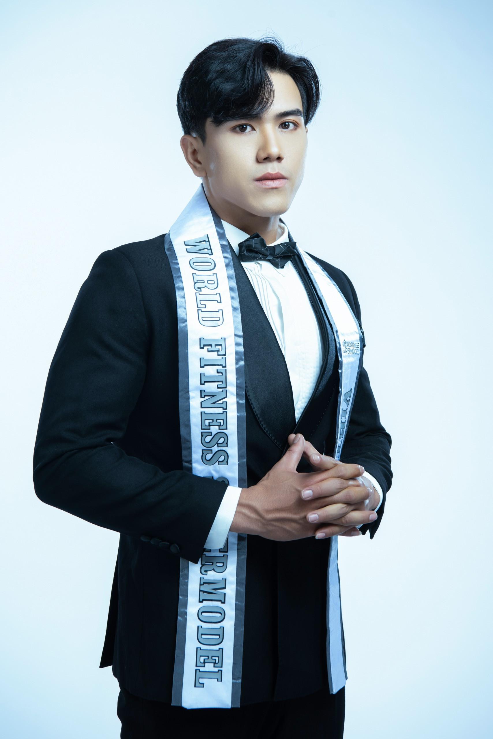 Ngô Hoàng Lĩnh thi Siêu mẫu Thể hình thế giới 2023-1