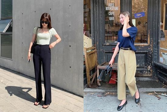 10 cách mặc quần âu ống đứng 'hack' tuổi mà vẫn chuẩn thanh lịch