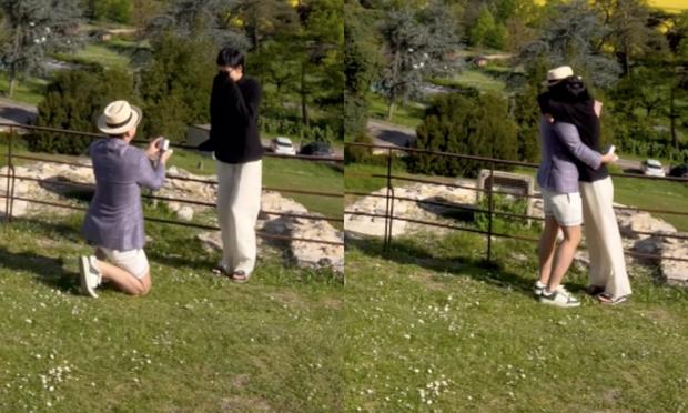 1 sao nữ Vbiz xác nhận được bạn trai bác sĩ cầu hôn ở Pháp-1