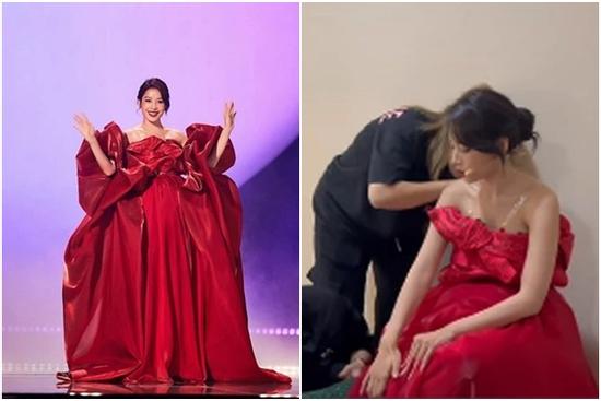 Vì sao Chi Pu bị rướm máu, xước ngực khi biểu diễn tại show Trung Quốc?