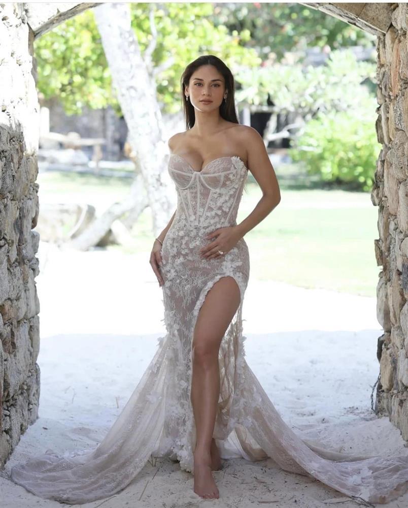 Hoa hậu Hoàn vũ Pia Wurtzbach đi chân trần trong lễ cưới-4