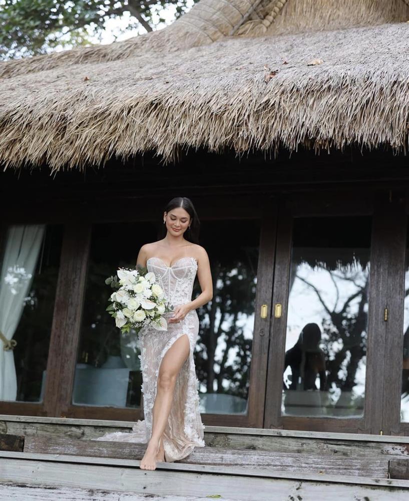 Hoa hậu Hoàn vũ Pia Wurtzbach đi chân trần trong lễ cưới-6