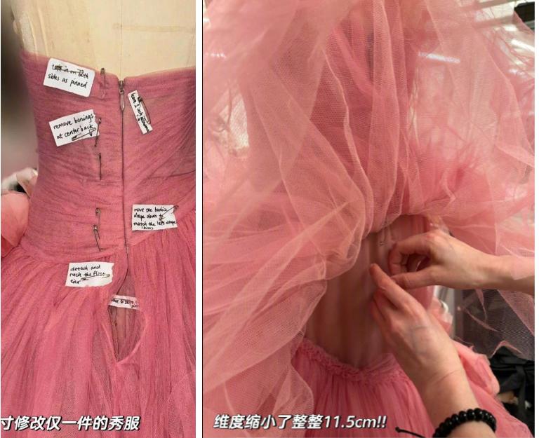 Angelababy phải bóp váy gần 12cm mới vừa vòng eo-2