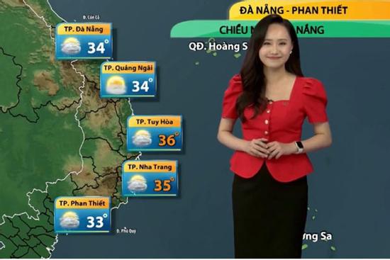 MC thời tiết Xuân Anh trở lại sóng VTV sau thời gian vắng bóng