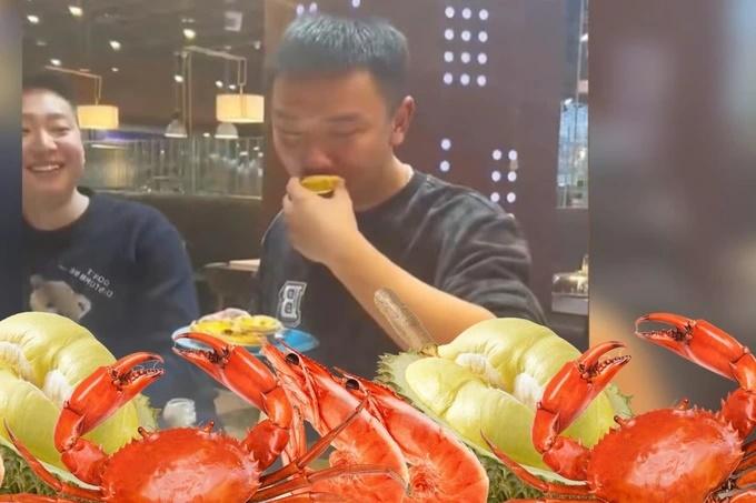 Nhóm khách Trung Quốc 7 người ăn buffet hết 300 con cua, 50 hộp sầu riêng-3