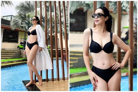 Tuổi 52, Trịnh Kim Chi diện bikini khoe dáng gợi cảm nhờ một bí quyết