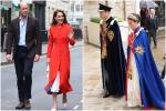 Ẩn ý những bộ váy được Công nương Kate diện trong lễ đăng cơ Vua Charles