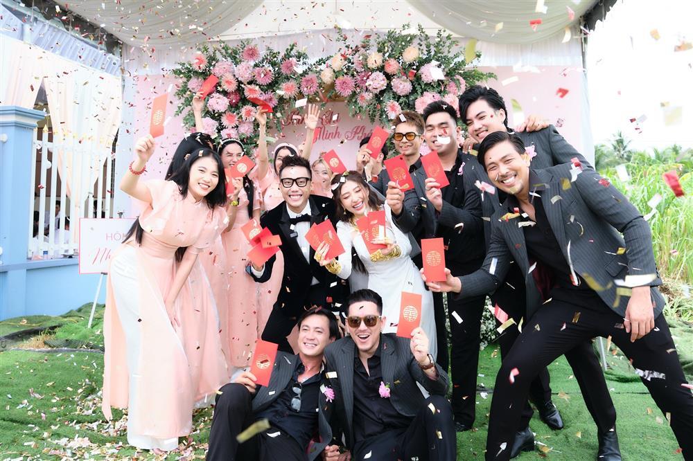 Dàn sao dự ăn hỏi diễn viên Gino Tống, cô dâu được tặng hơn 20 cây vàng-10