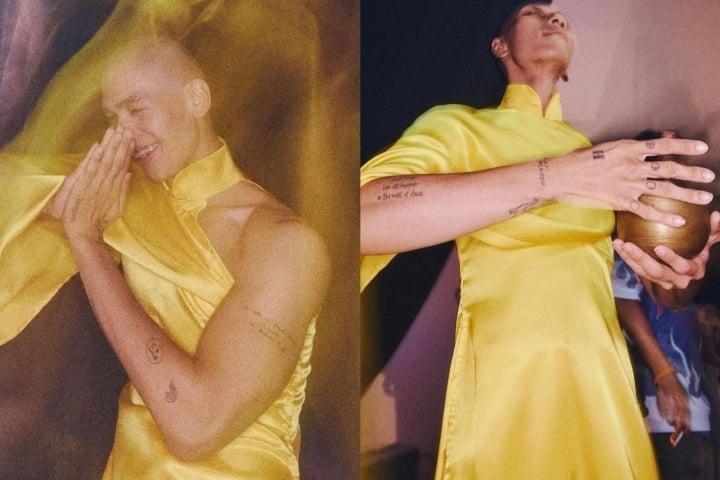 Trong mùa thu Hà Nội mát mẻ, dàn tú nữ mặc yếm không phòng hộ dạo phố-15