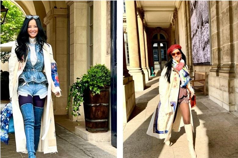 Hồng Nhung thời ngồi cạnh chồng Vương phi Kate, U60 ăn mặc thách thức-4