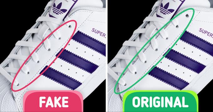 Làm thế nào để phân biệt giày Adidas, túi LV thật hay giả?-1