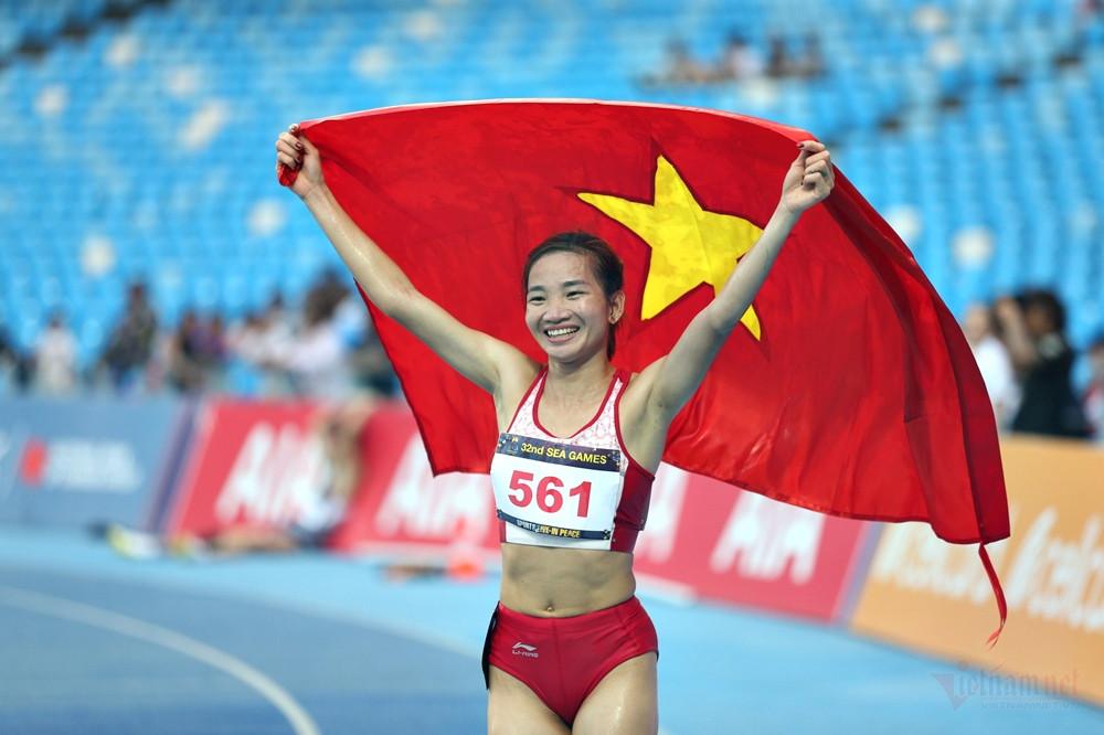 Nguyễn Thị Oanh đi vào lịch sử điền kinh Việt Nam tại SEA Games 32-2