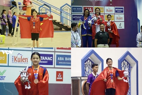 Xem Ánh Viên thực hiện thử thách lặn như đặc công-1