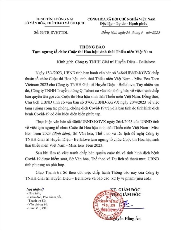 Hoa hậu Sinh thái Thiếu niên Việt Nam nói gì khi bị yêu cầu ngừng tuyển sinh-1