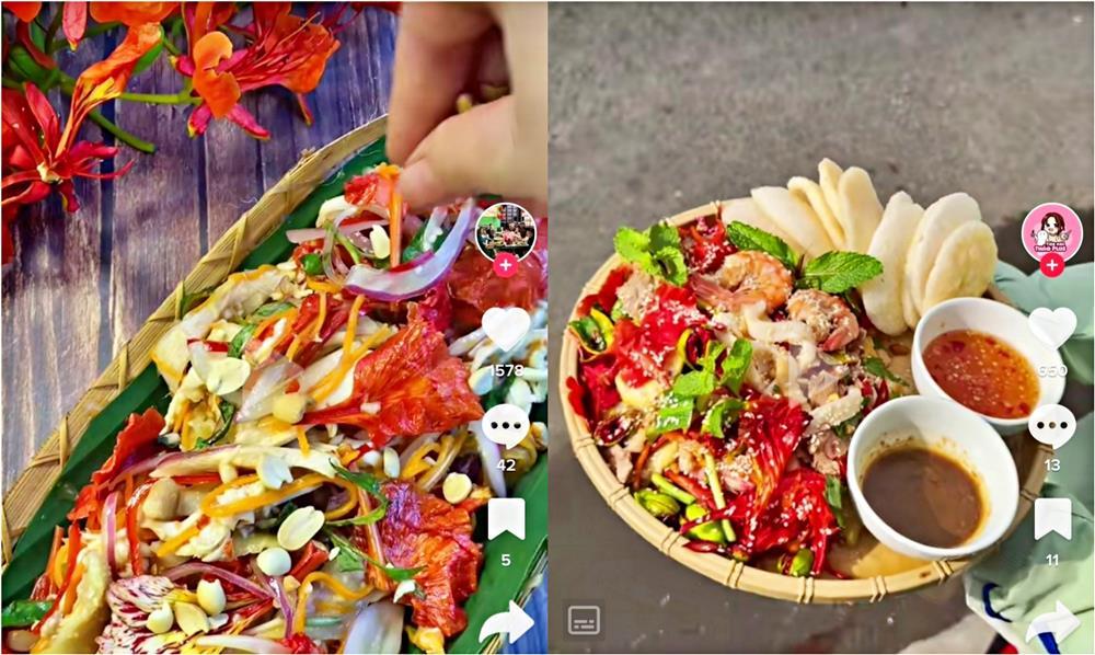 Bắt trend gỏi gà măng cụt, nhiều món lạ từ hoa, quả đồng loạt lên ngôi-3