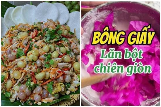 Gỏi gà măng cụt, trà hoa giấy khiến dân tình than thở 'tam tai động thực vật'