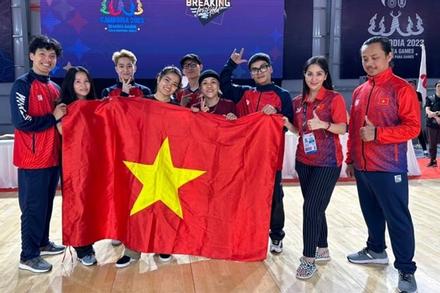 Nhảy Breaking của Việt Nam lần đầu có HCV SEA Games
