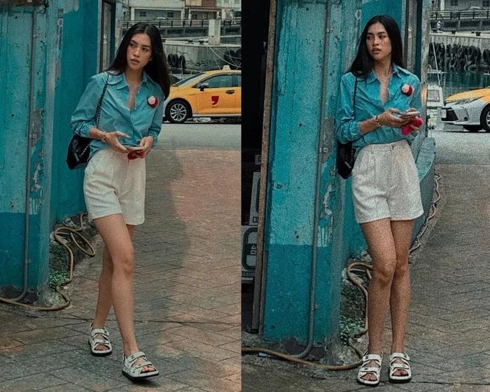 Hoa hậu Tiểu Vy thăng hạng phong cách nhờ diện đồ tối giản-2