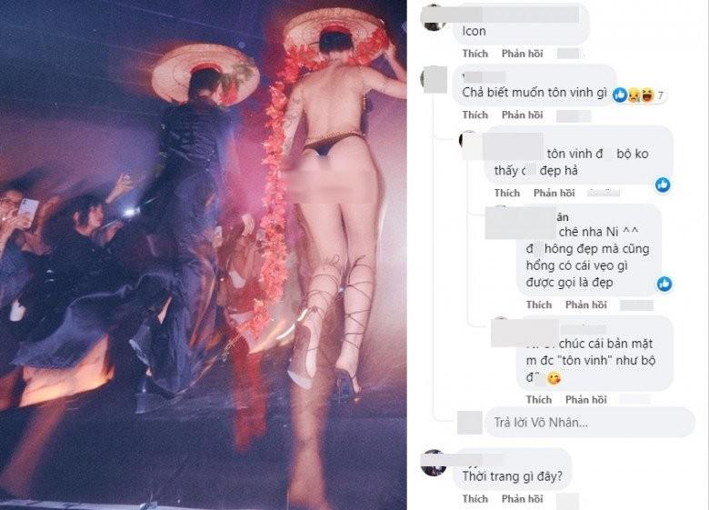 Show thời trang diện áo yếm bị tuýt còi, đồ truyền thống biến tấu khó coi-2