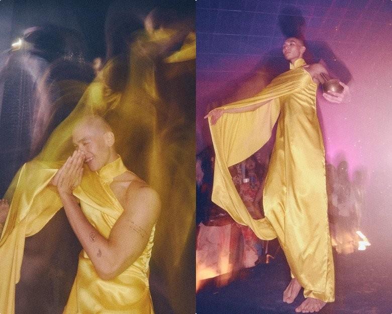 Show thời trang diện áo yếm bị tuýt còi, đồ truyền thống biến tấu khó coi-3