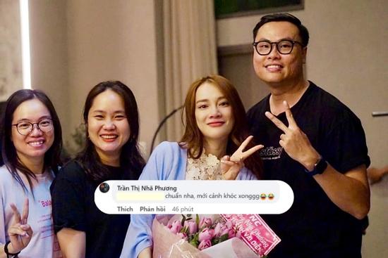 'Mẹ bầu' Nhã Phương trẻ đẹp trên phim trường nhưng vì sao lại khóc đỏ cả mắt?