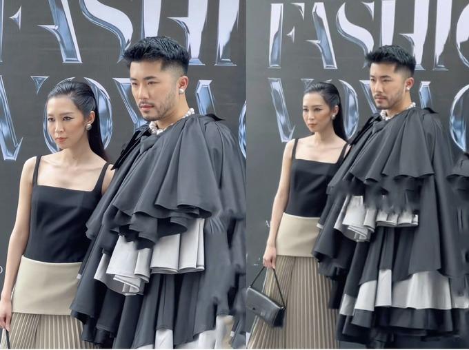 Mặc áo hở lưng và buộc dây điệu đà, con rể Xuân Hinh lại gây tranh cãi-3