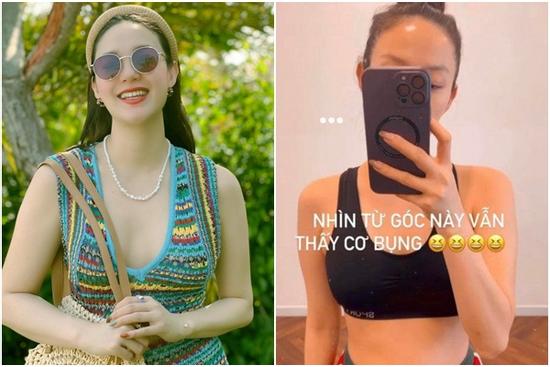 Minh Hằng giấu bầu cực giỏi, mang thai 6 tháng vẫn như 'không có gì'