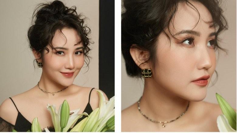 Vợ thiếu gia Phan Thành làm mẹ bỉm đầu bù tóc rối, make up lên khác hẳn-2