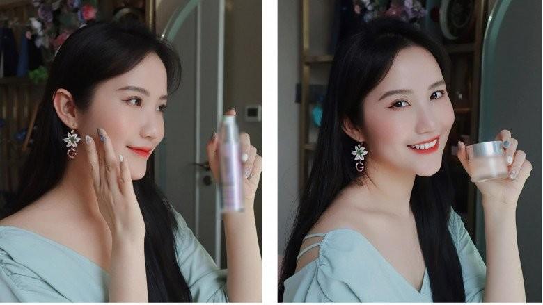 Vợ thiếu gia Phan Thành làm mẹ bỉm đầu bù tóc rối, make up lên khác hẳn-8