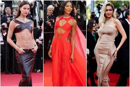 Irina Shayk, Salma Hayek và Dua Lipa diện đồ cắt xẻ táo bạo tại LHP Cannes