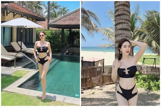 Bảo Thy diện bikini: 'Gái một con dáng chuẩn như người mẫu'