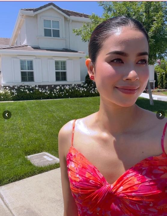 Hoa hậu Phạm Hương khoe hoa nở rộ trước biệt thự ở Mỹ, cuộc sống giờ thảnh thơi-3