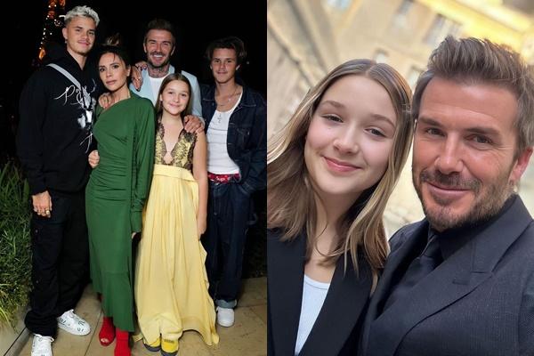 Con gái 12 tuổi của Beckham bị cấm trang điểm khi ra đường-1