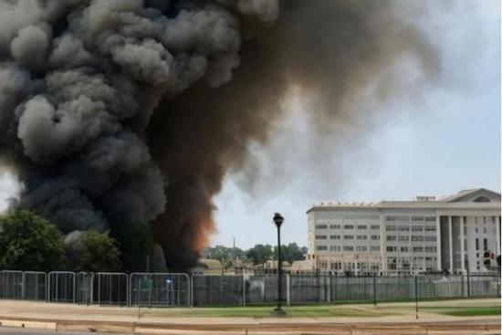 Bức ảnh giả về vụ nổ gần Lầu Năm Góc lan truyền trên mạng xã hội